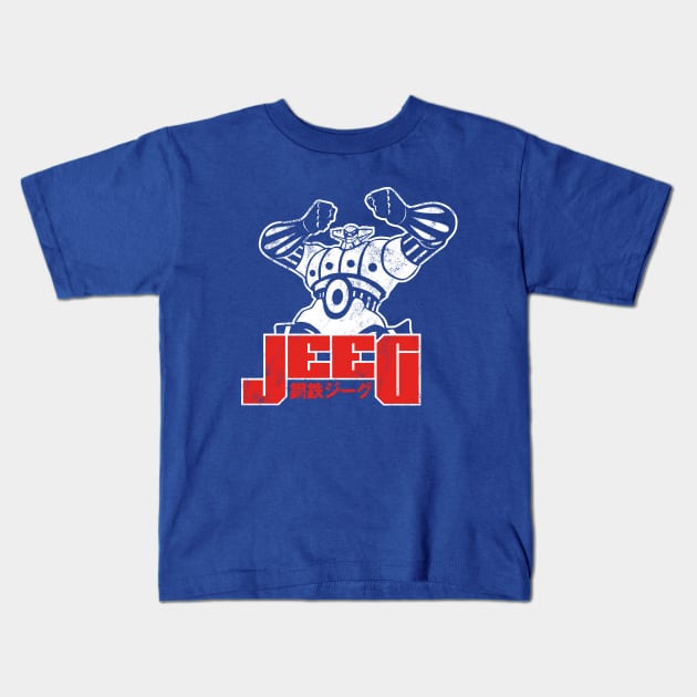 062 Jeeg Robot Kids T-Shirt by Yexart